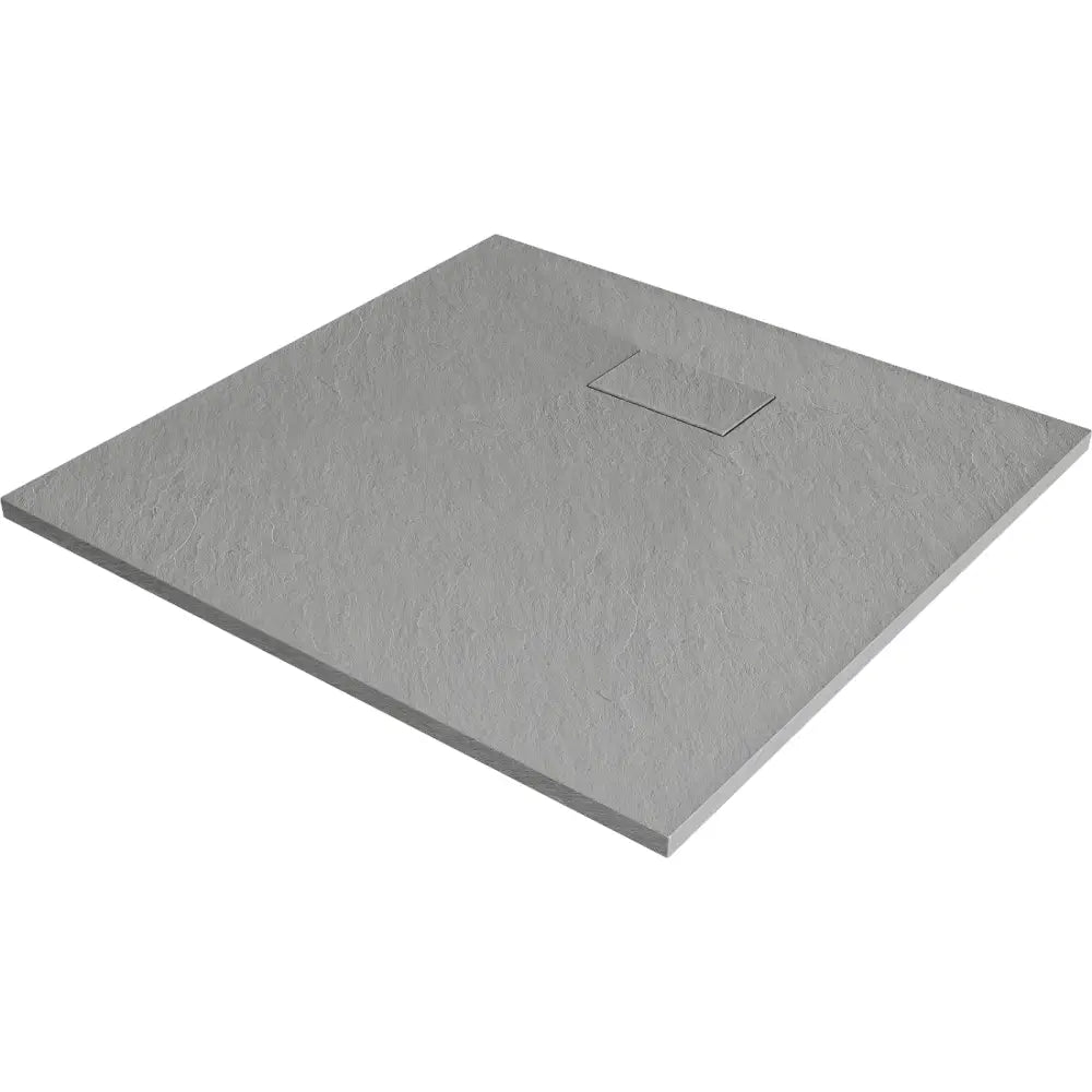 Kvadratisk Dusjkar Grå