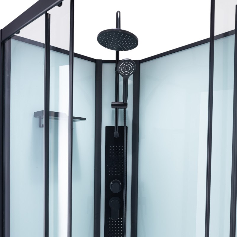 Hydrosan ALMA dusjkabinett 100x80 cm – detalj av dor og profil