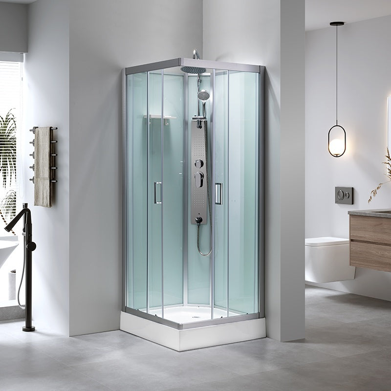 Hydrosan LISA dusjkabinett 90x90 cm – innvendig med massasjedyser