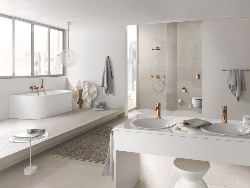 Detalj av Badekarbatteri ettgreps Warm Sunset Grohe Essence