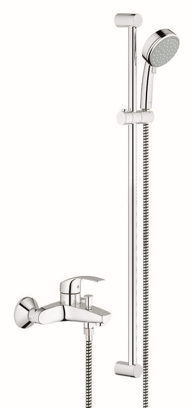 Badekarbatteri krom - Grohe Eurosmart nærbilde av tut