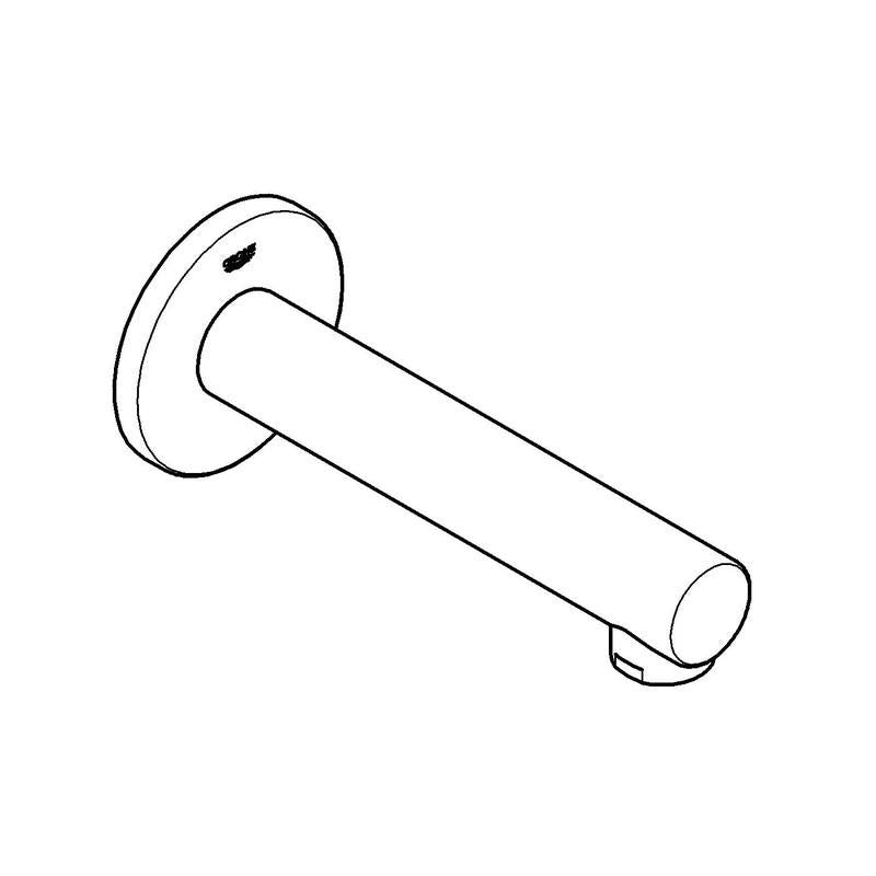 Detalj av Badekarbatteri i krom - Grohe Concetto kromfinish