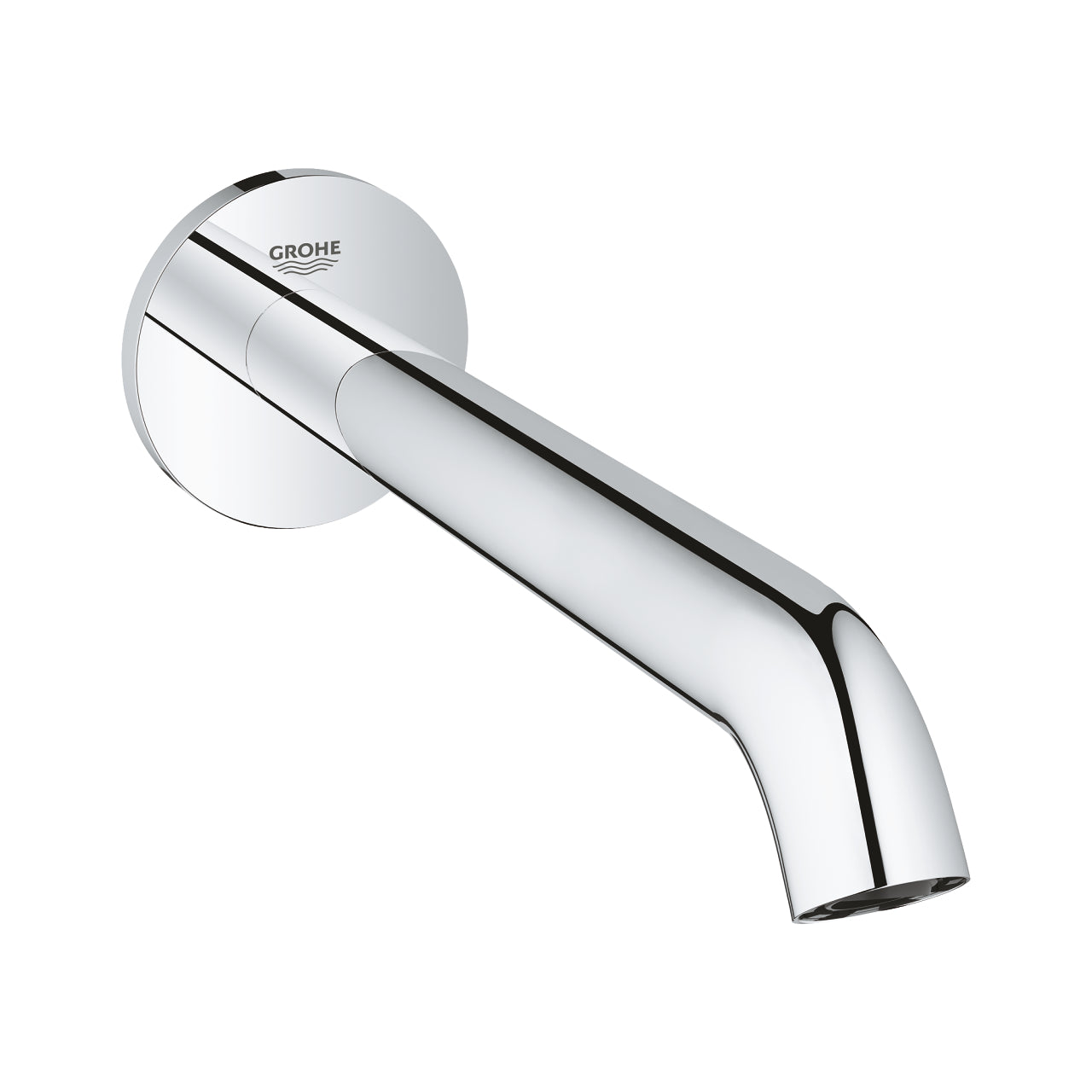 Badekarbatteri krom veggmontert Grohe Essence forfra