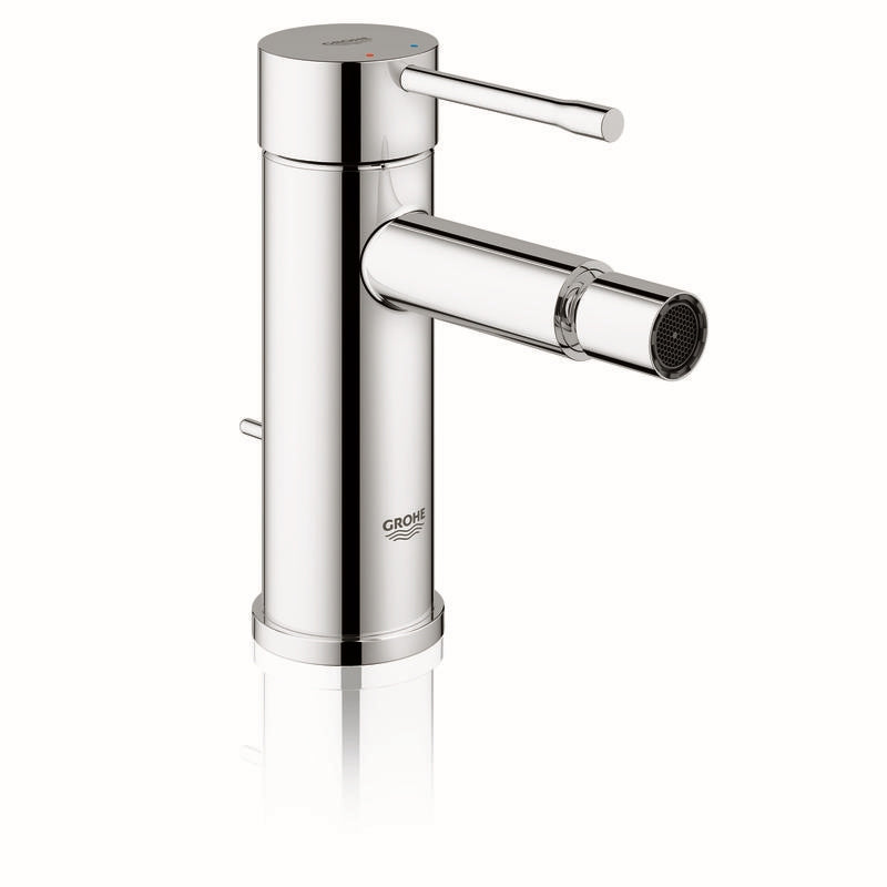 Bidetbatteri i krom - Grohe Essence New montert på servant