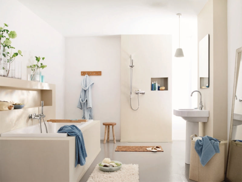 Detalj av dusjbatteri Grohe Concetto i krom