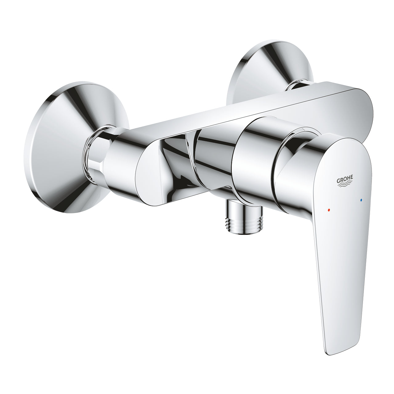 Dusjbatteri ettgreps krom Grohe Start Edge forfra