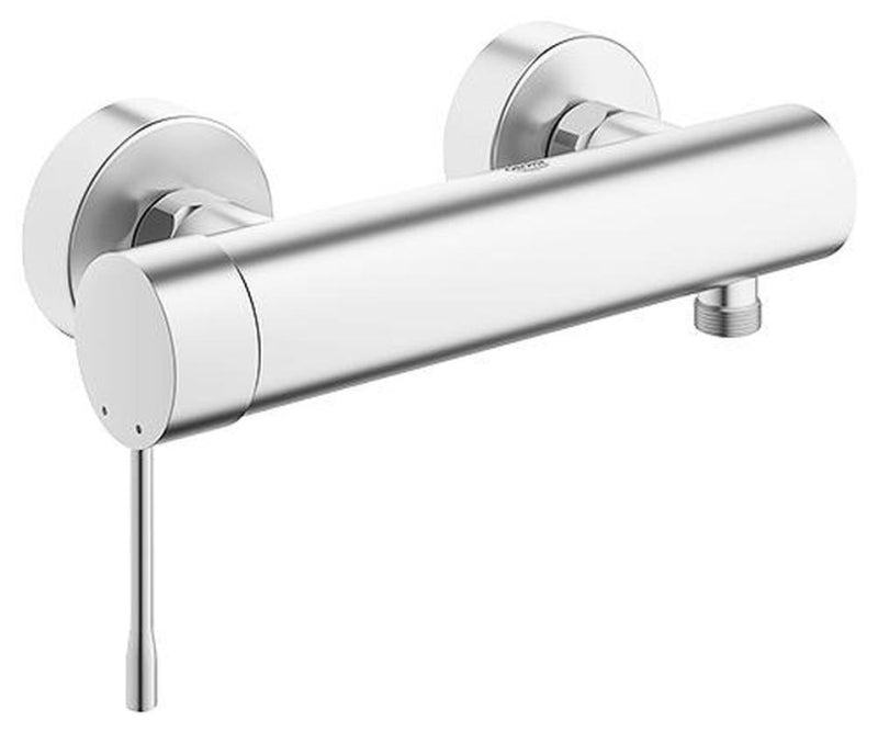 Nærbilde av håndtak på dusjbatteri ettgreps SuperSteel Grohe Essence