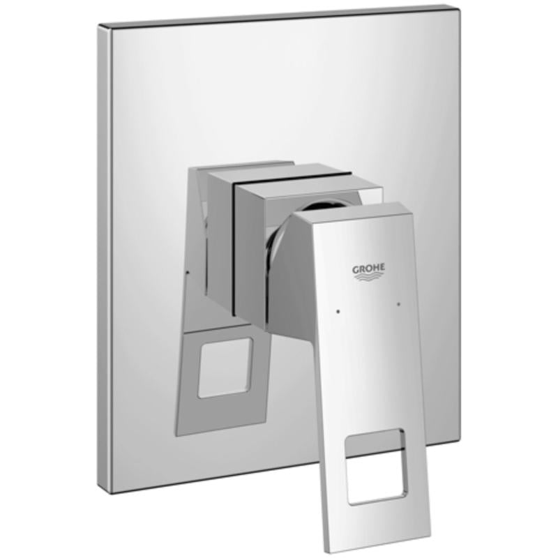Sideprofil av Dusjbatteri innbyggings ettgreps krom Grohe Eurocube