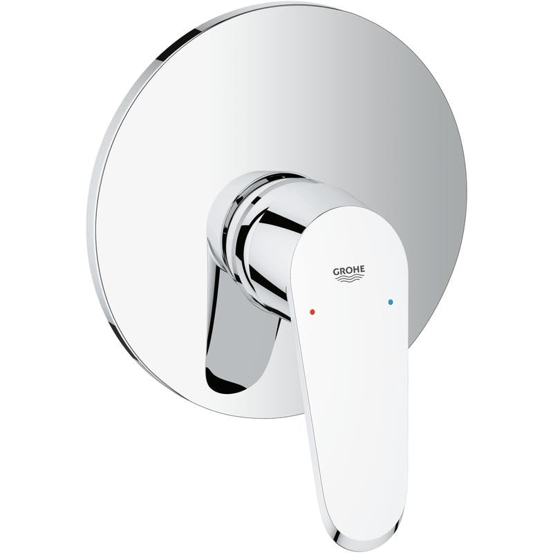 Dusjbatteri innbyggings ettgreps krom Grohe Eurodisc Cosmopolitan forfra
