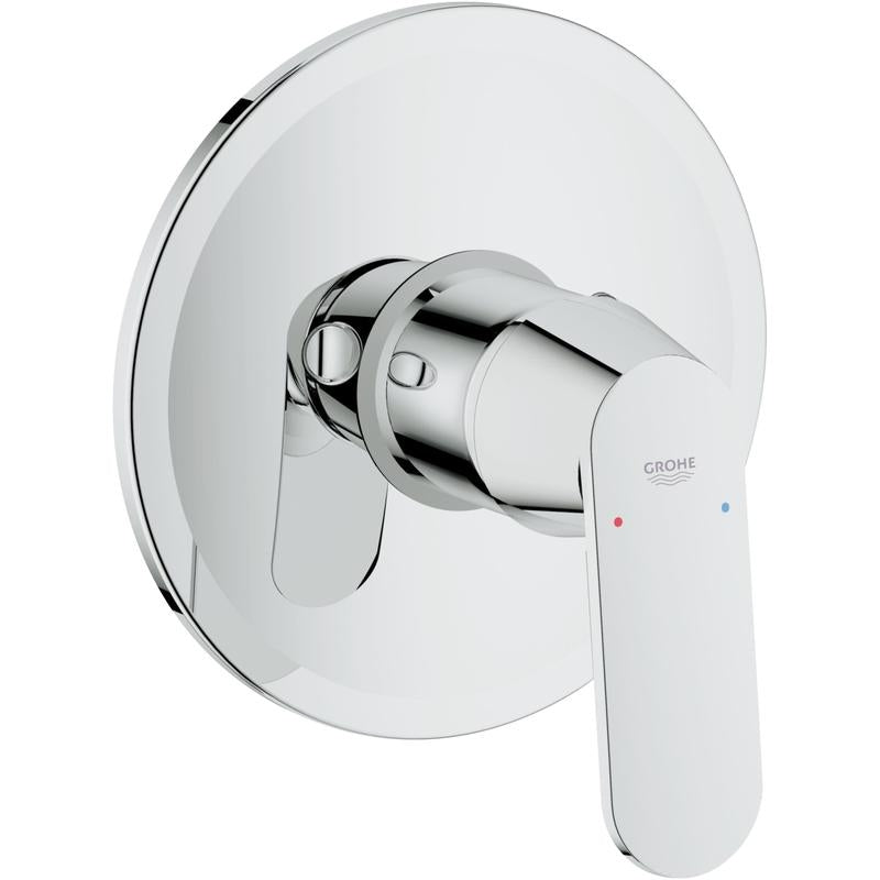 Dusjbatteri innbyggings ettgreps krom Grohe Eurosmart Cosmopolitan forfra