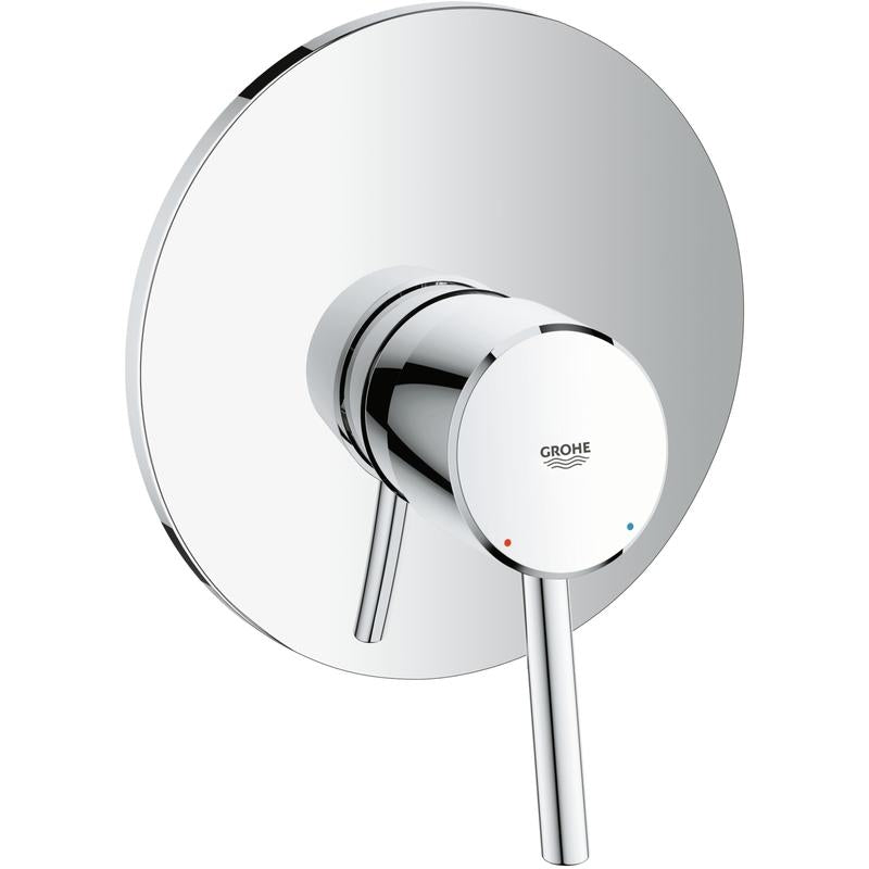 Dusjbatteri innbyggings ettgreps krom Grohe Concetto forfra
