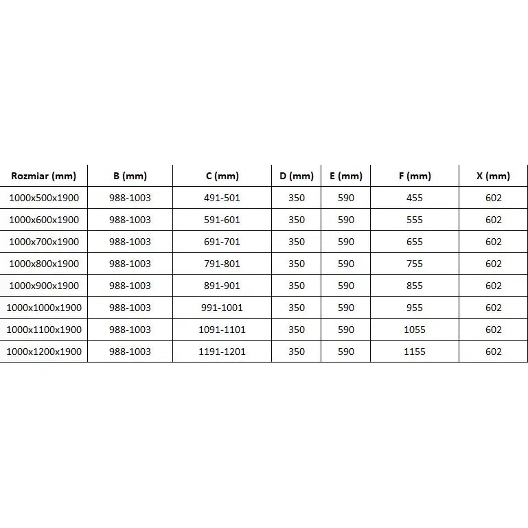 Dusjhjørne 100x110 Cm Krom