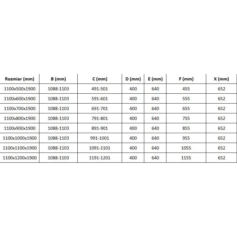 Dusjhjørne 110x100 Cm Grafitt Krom