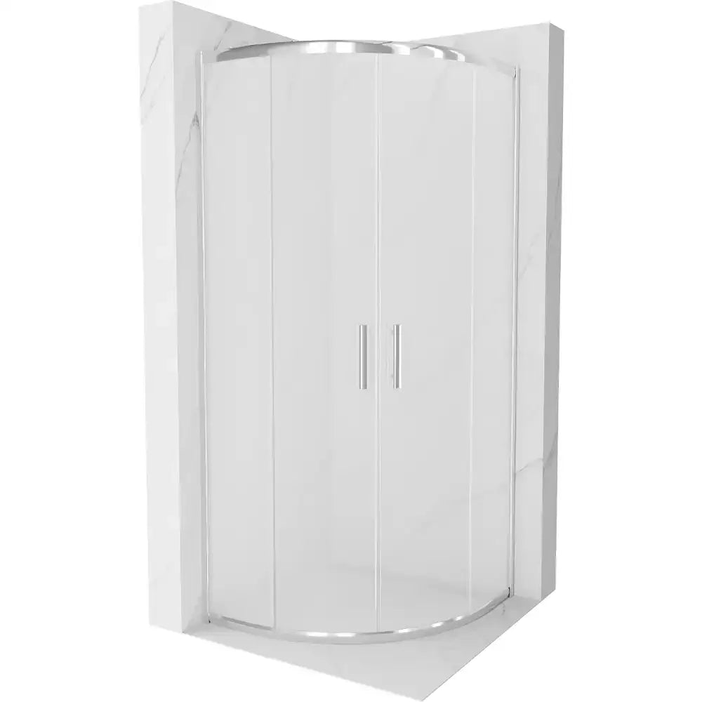 Dusjhjørne 70x70 Cm Frostet Krom