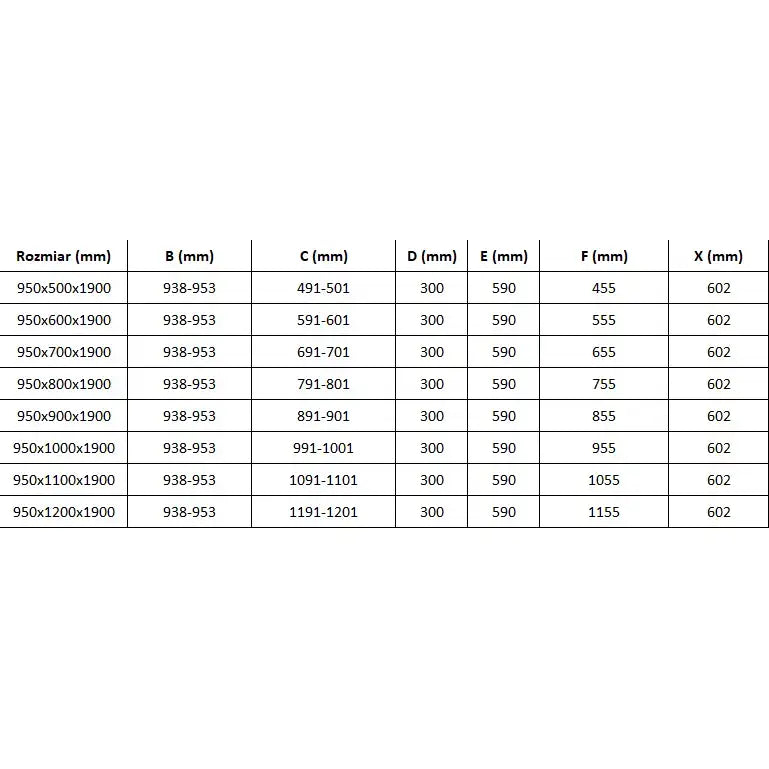 Dusjhjørne Svingbart 95x110 Cm Krom