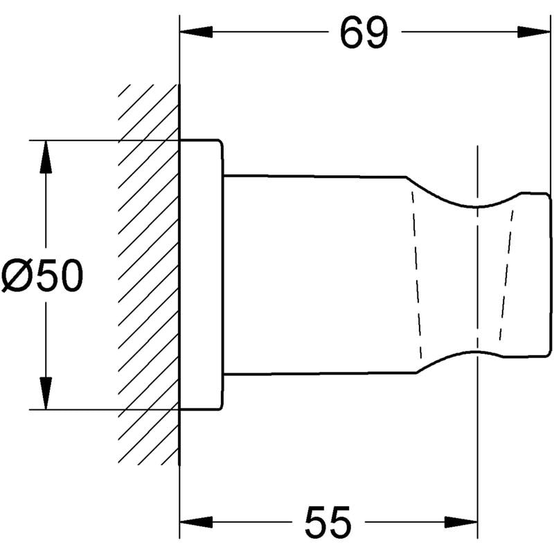 Dusjsett 3-i-1 warm sunset Grohe bakside