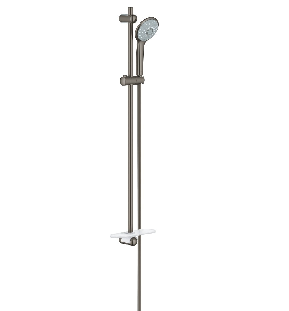 Dusjsett brushed hard graphite Grohe Euphoria 110 Massage forfra