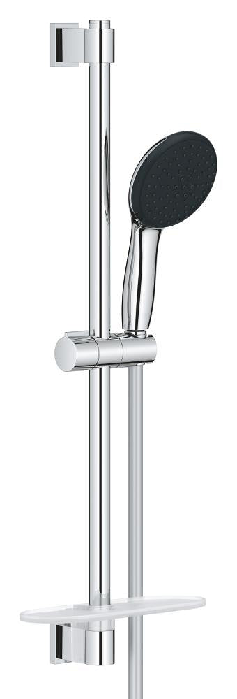 Dusjsett med hylle krom 600 mm Grohe Vitalio Start forfra