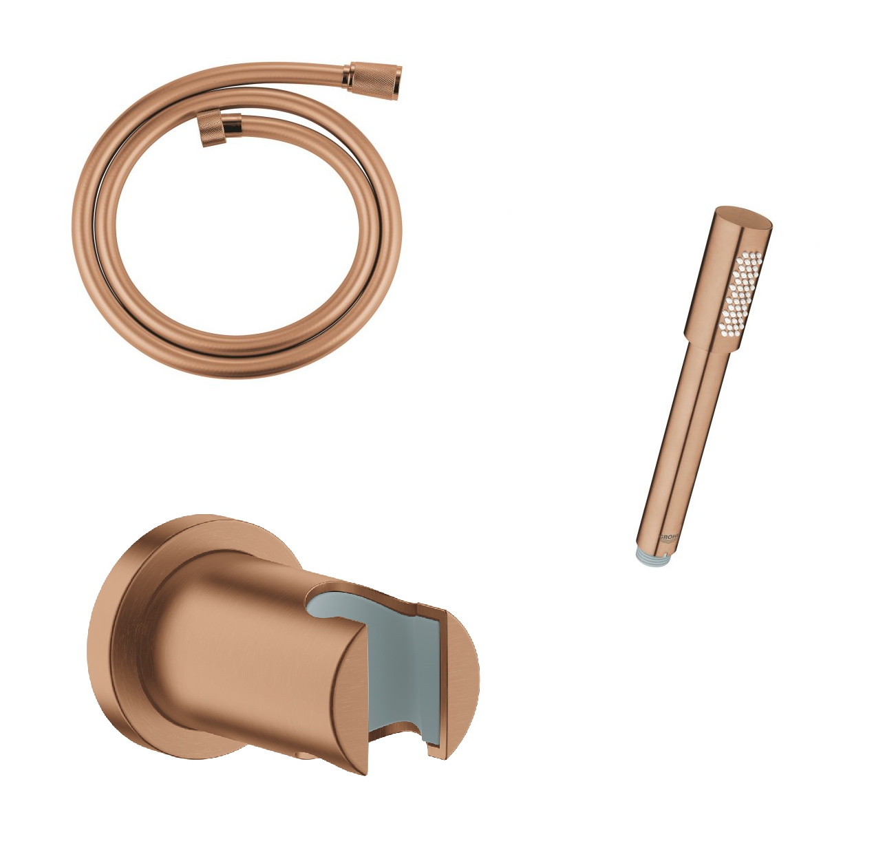 Dusjsett Stick 3-i-1 brushed warm sunset forfra