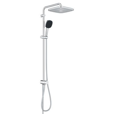 Dusjsystem krom Grohe Vitalio Comfort 250 forfra