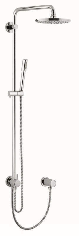 Dusjsystem krom med takdusj Grohe Rainshower justering av kuleledd