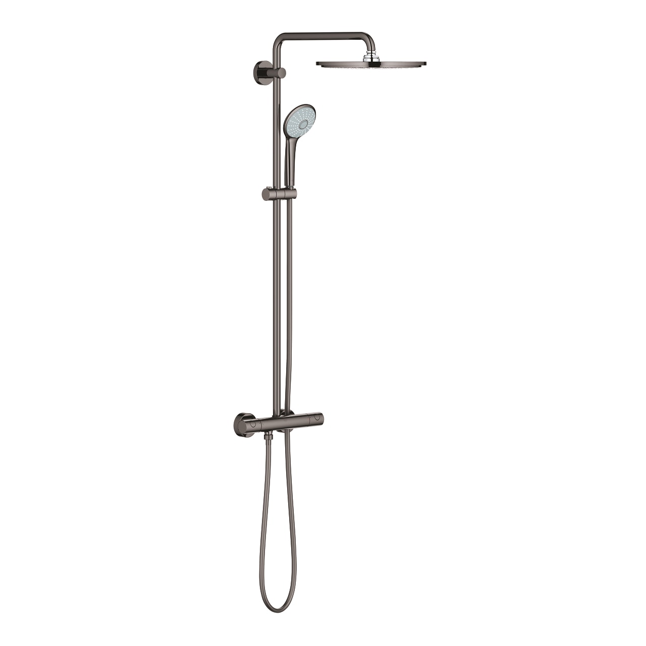 Dusjsystem termostat hard graphite - Grohe Euphoria XXL forfra