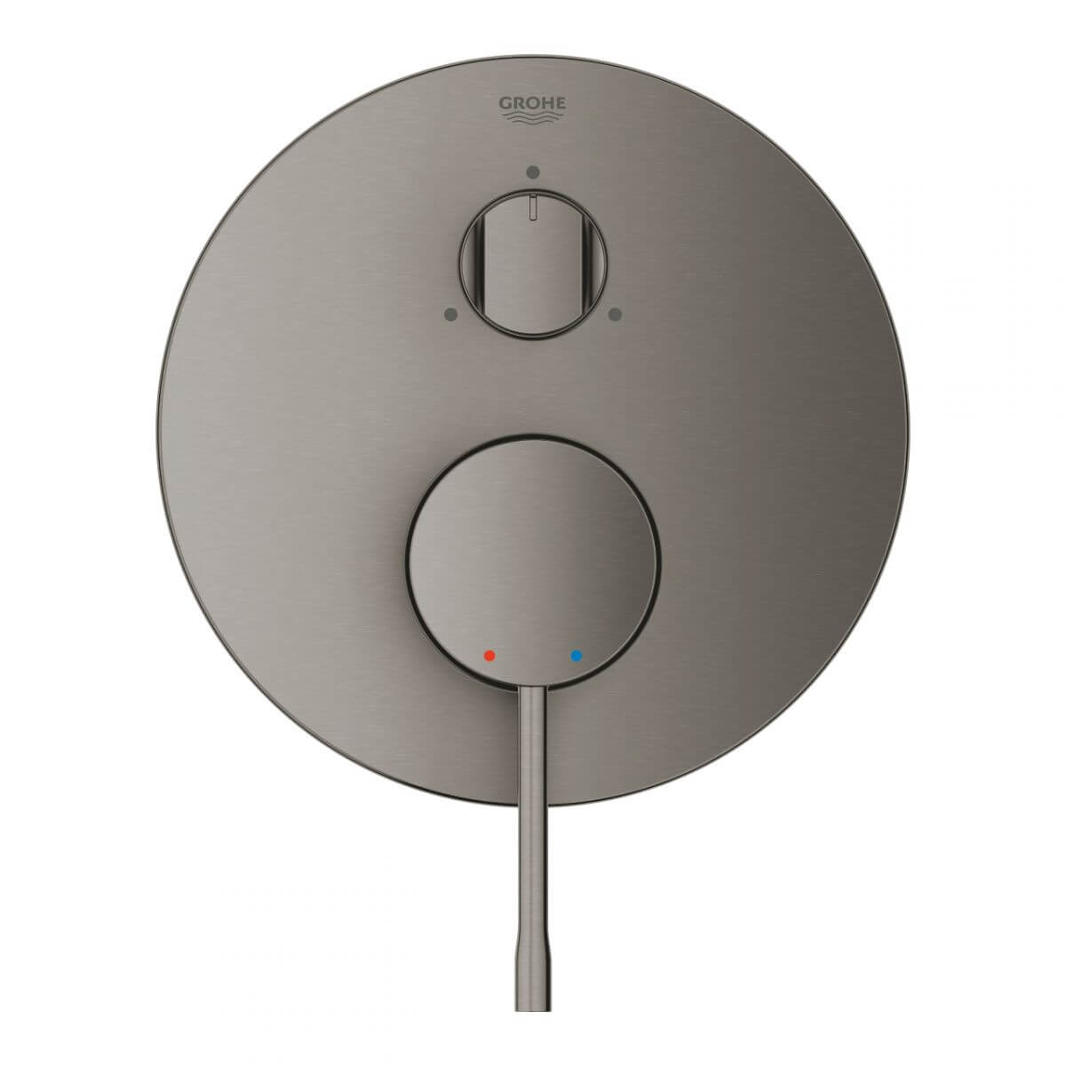 Innbyggingsbatteri 3-veis hard graphite Grohe Essence detalj