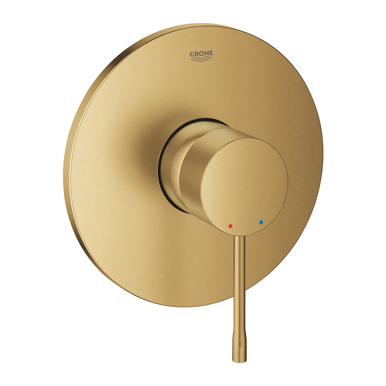 Innbyggingsbatteri ettgreps brushed cool sunrise Grohe Essence forfra