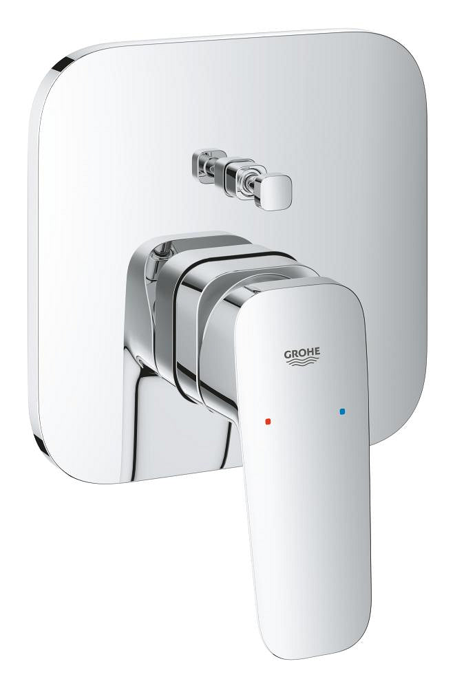 Innbyggingsbatteri ettgreps krom Grohe Cubeo forside