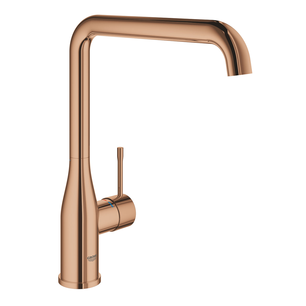 Kjøkkenbatteri ettgreps warm sunset Grohe Essence forfra