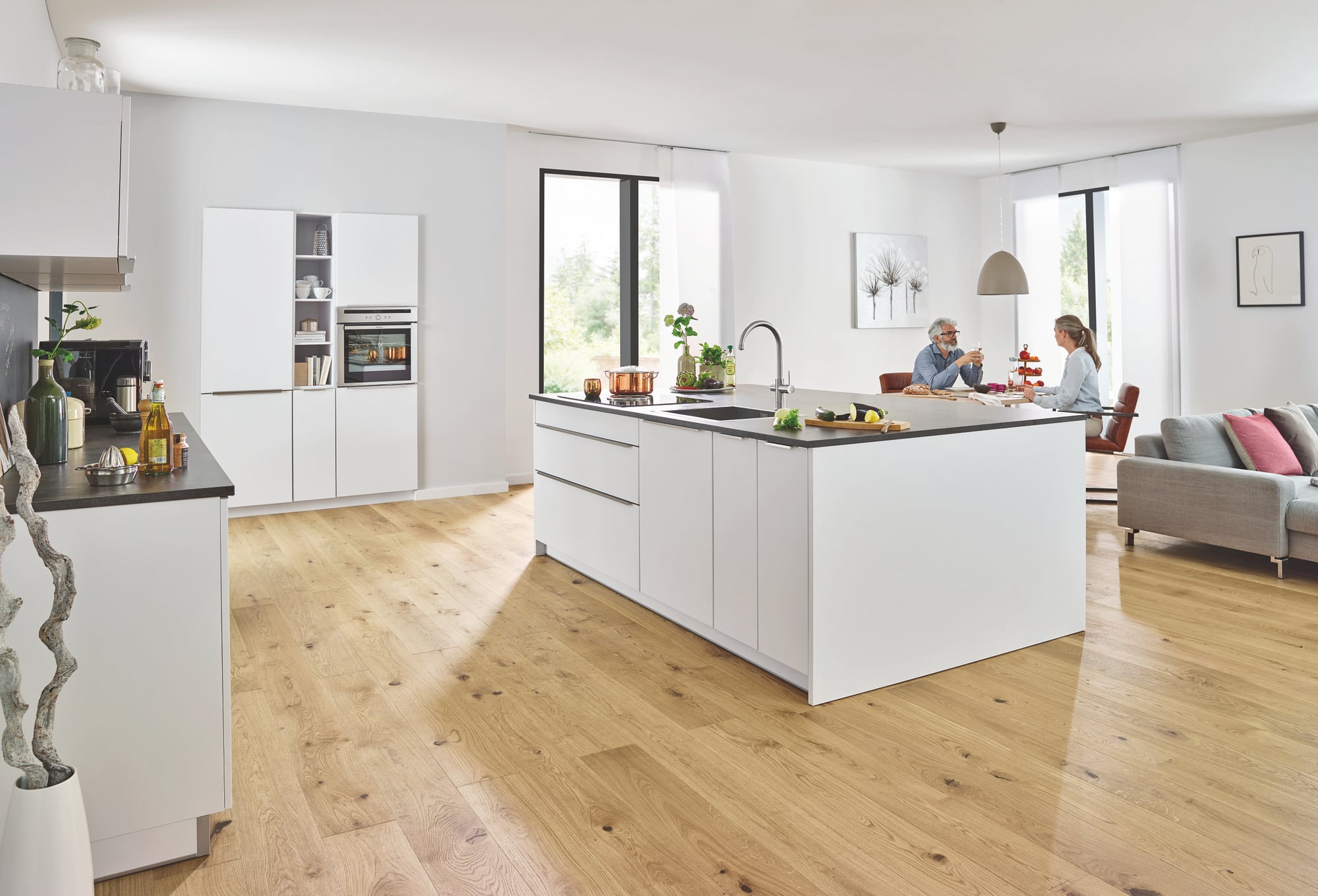 Filter og CO2-flaske til Kjøkkenbatteri startsett C-tut matt svart Grohe Blue Home