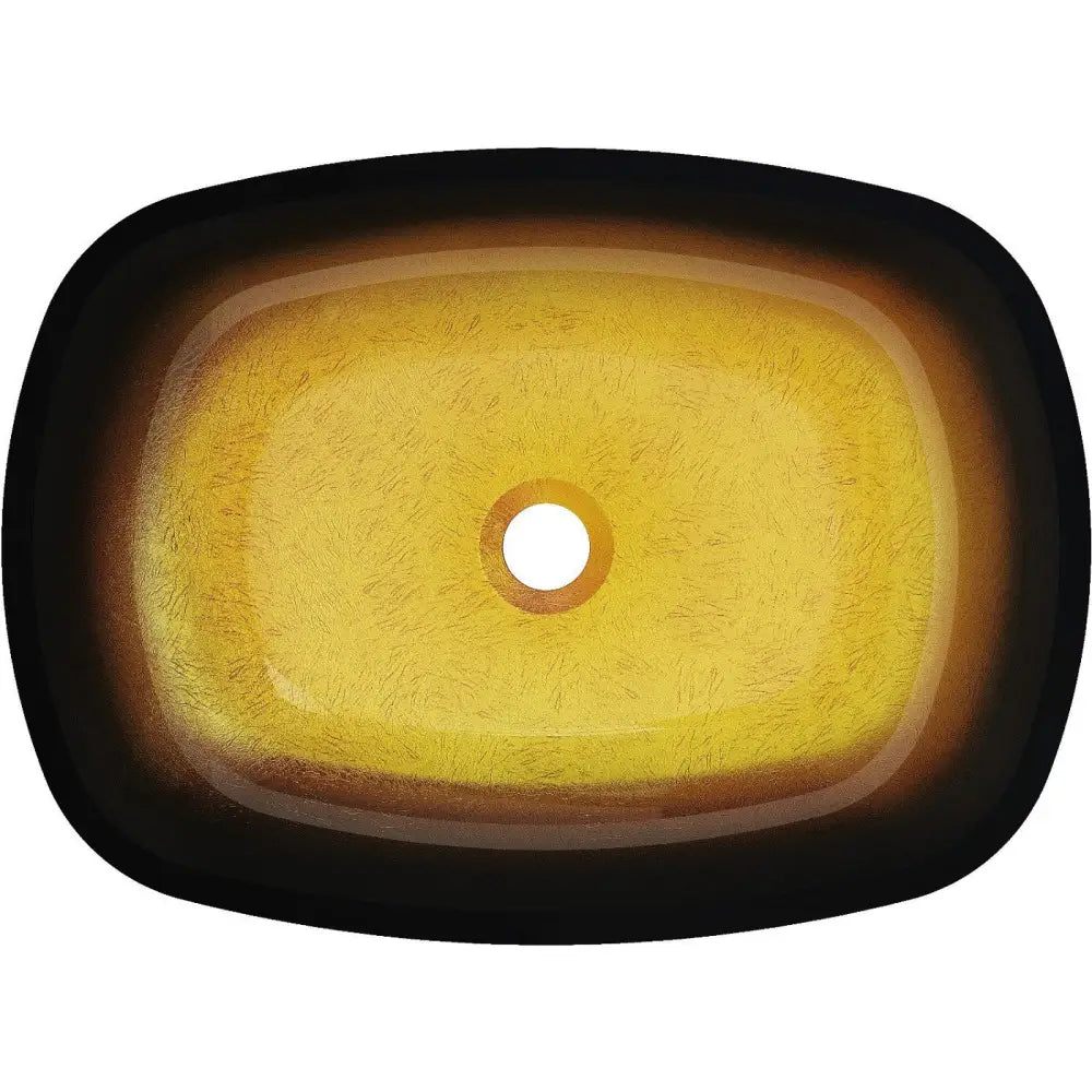 Araks Glasservant for Benkeplate 54x39 Cm Mørk Gull