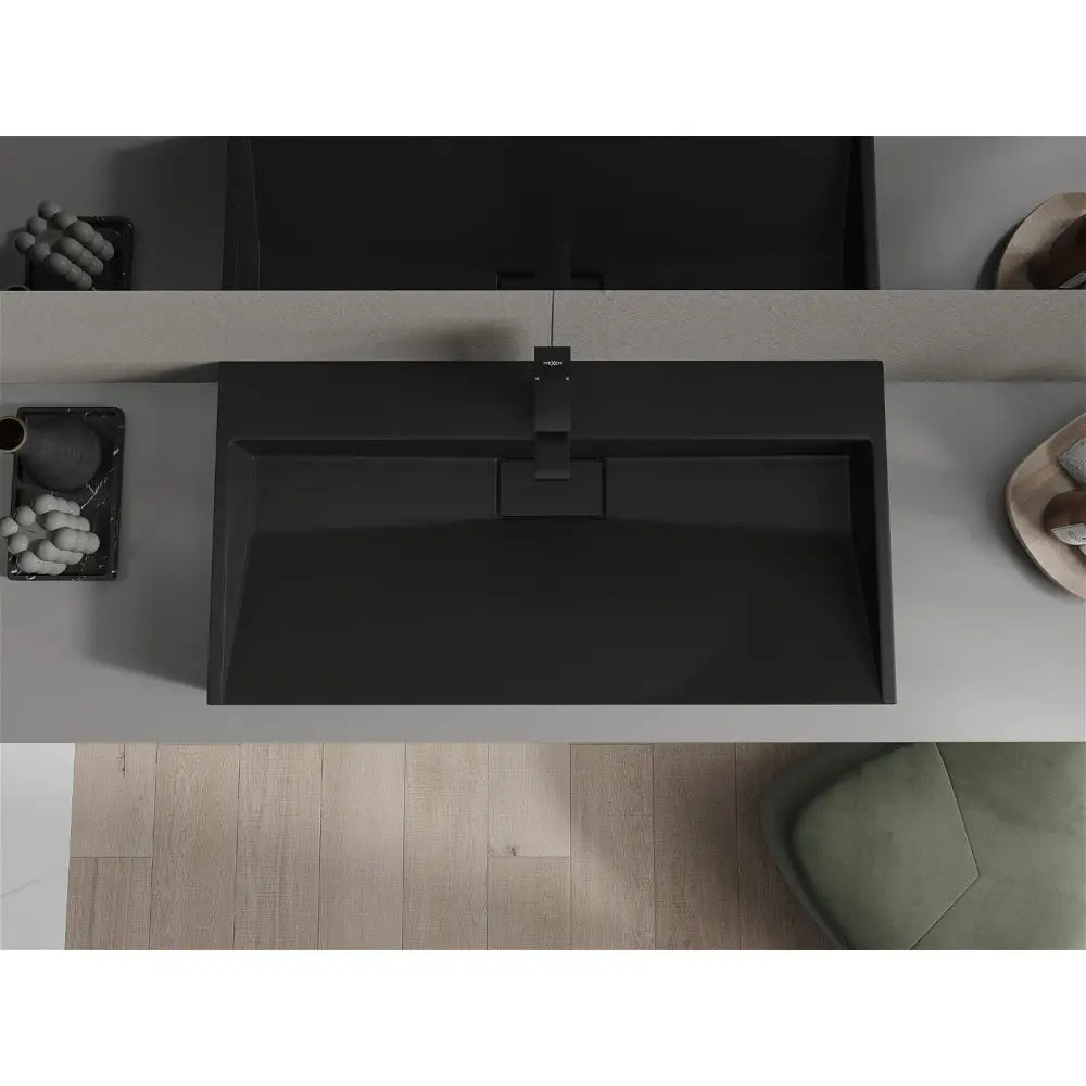 Ava Servant for Montering på Benkeplate av Kompositt 1/o 90x46 Cm Svart
