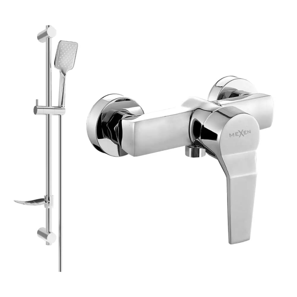 Caro Df62 Dusjbatteri med Dusjsett Krom - 74664df62-