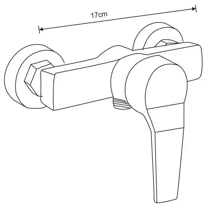 Caro Df62 Dusjsett Krom - 746604df62