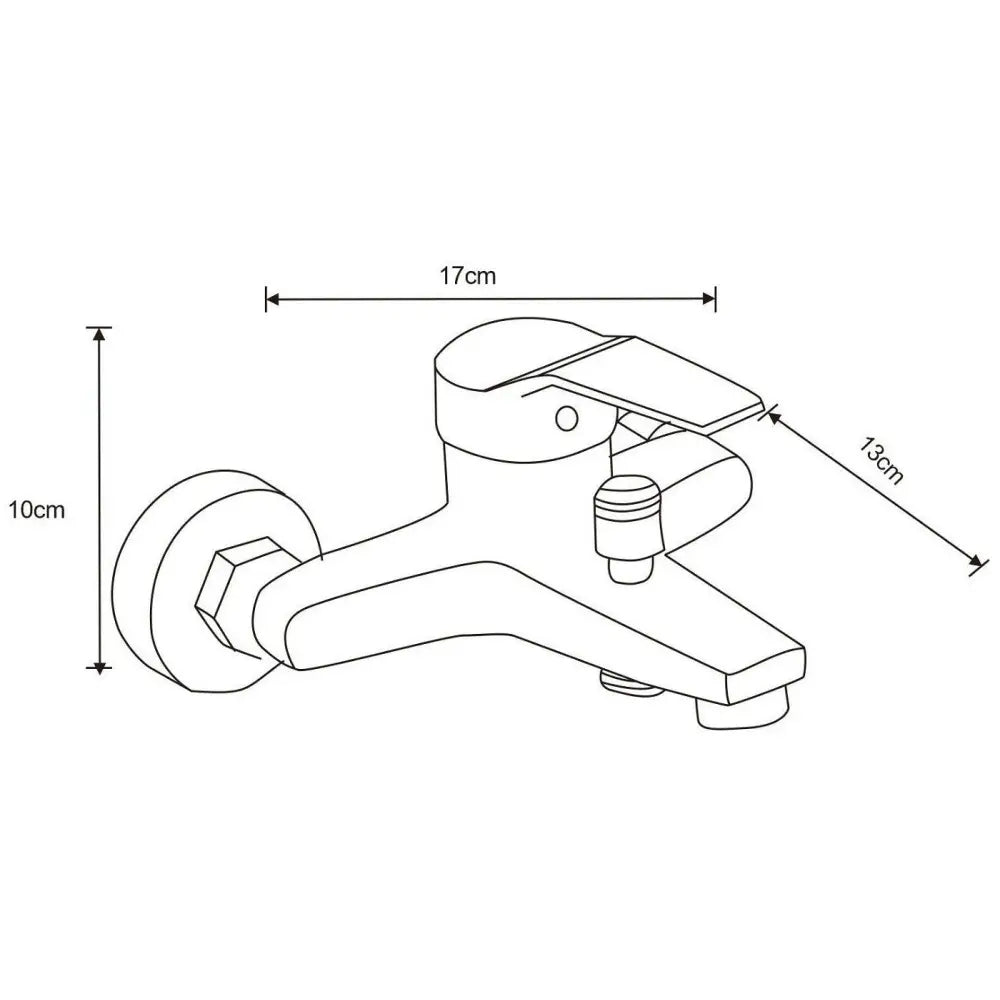 Caro R72 Badekarsbatteri med Dusjsett Krom - 74663r72