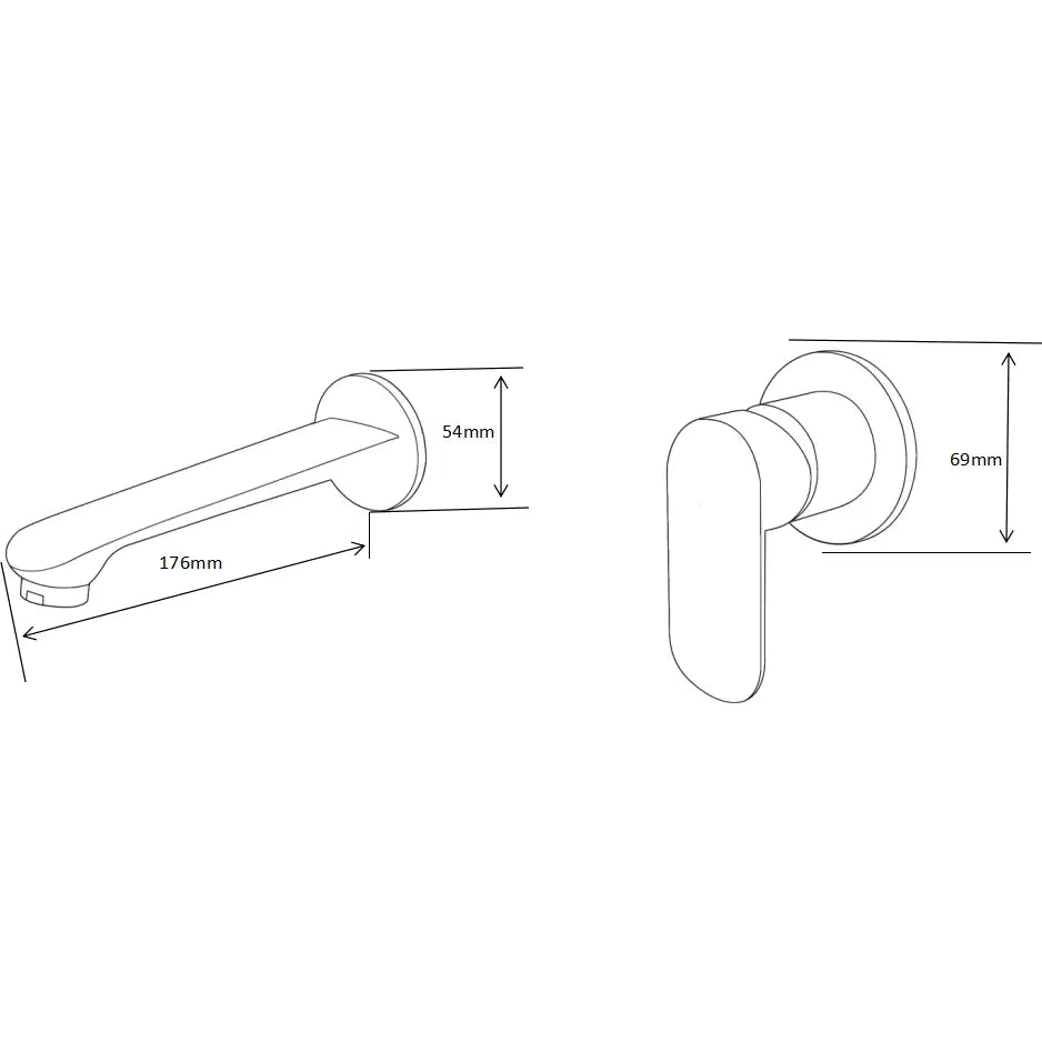 Dox Innfelt Servantkran Krom - 75215-