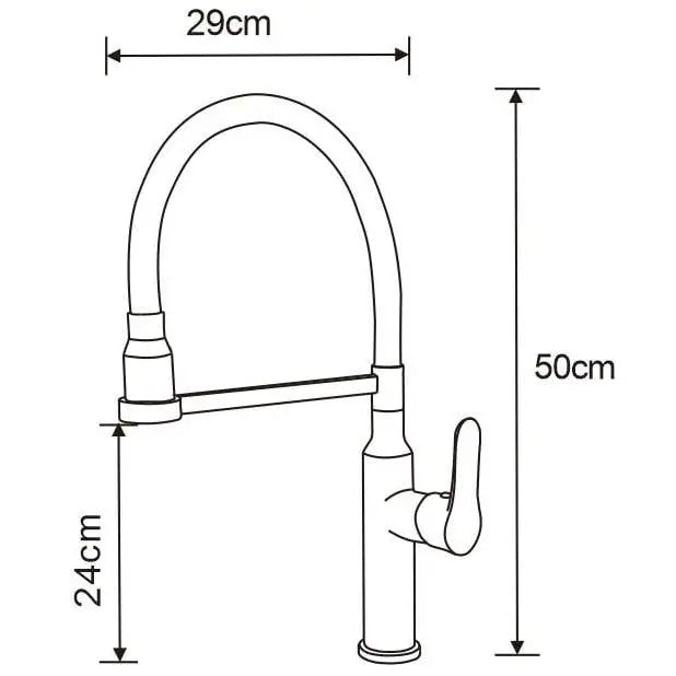 Kjøkkenbatteri Krom/svart
