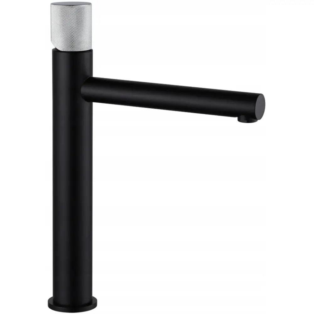 Elba One Høy Servantbatteri Svart/krom - 74111-