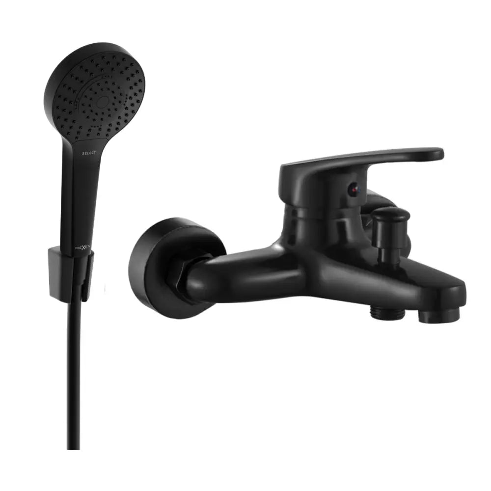 Erica R72 Badekarkran med Dusjsett Svart - 74643r72-