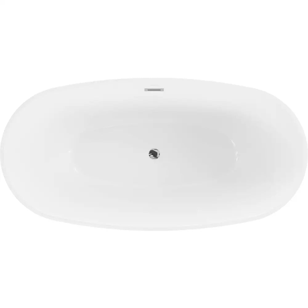 Eris Frittstående Badekar 170x85 Cm Hvitt