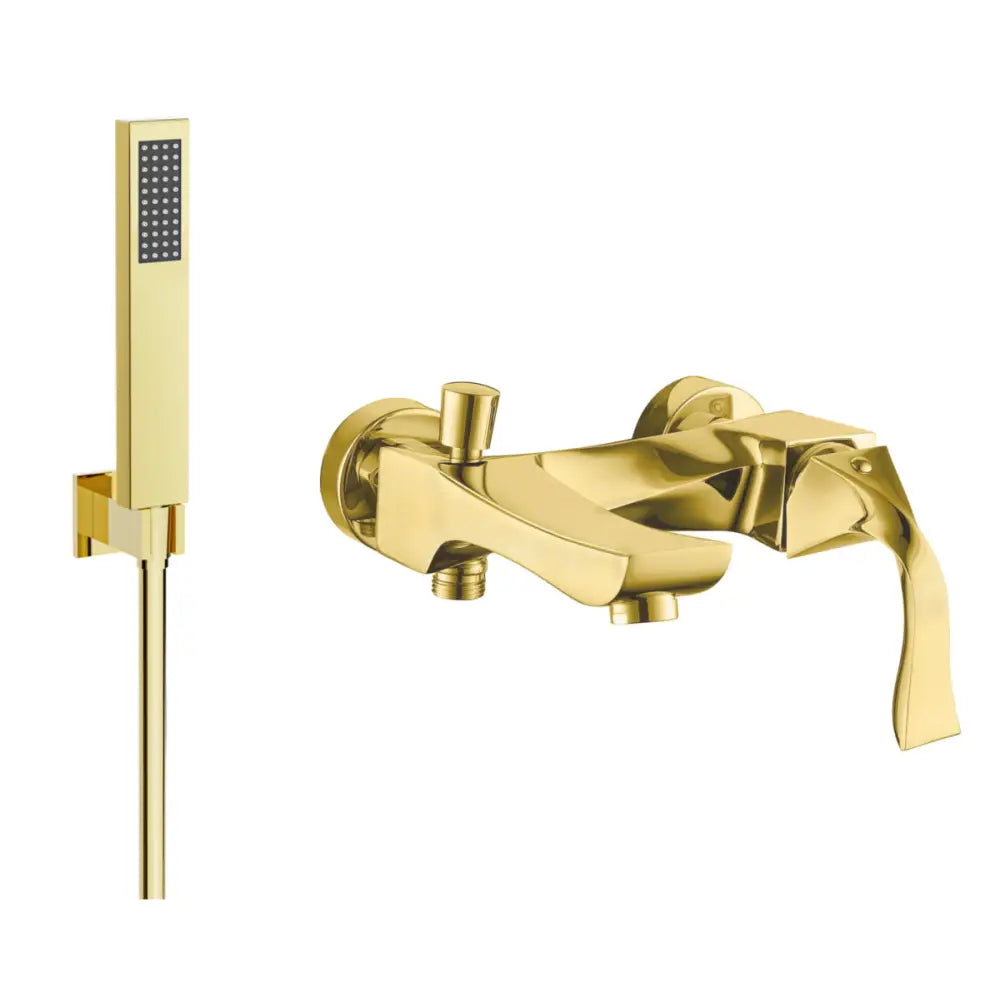 Estrella R02 Badekarbatteri med Dusjsett Gull - 7233r02-