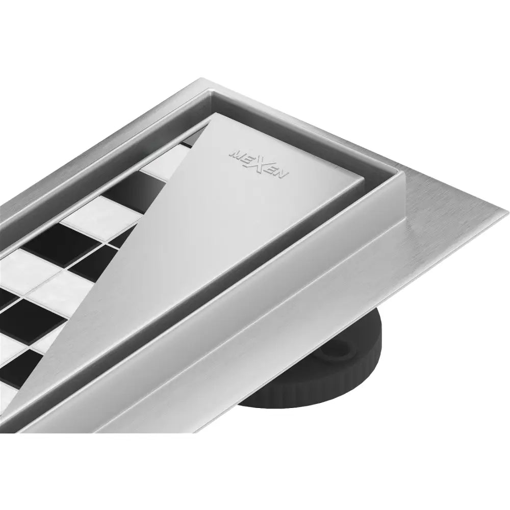 Flat 360° M13 Roterende Linjeavløp 2i1 70 Cm Krom - 1010070-