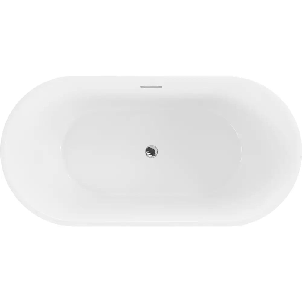 Flavia Frittstående Badekar 150x75 Cm Hvit