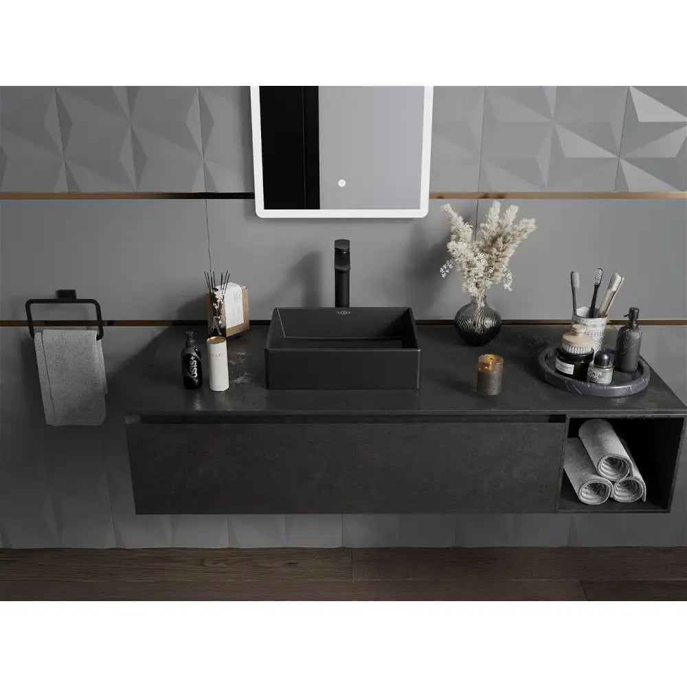 Goya Oppvaskbenk til Montering på Benkeplate 40x32 Cm Matt Svart