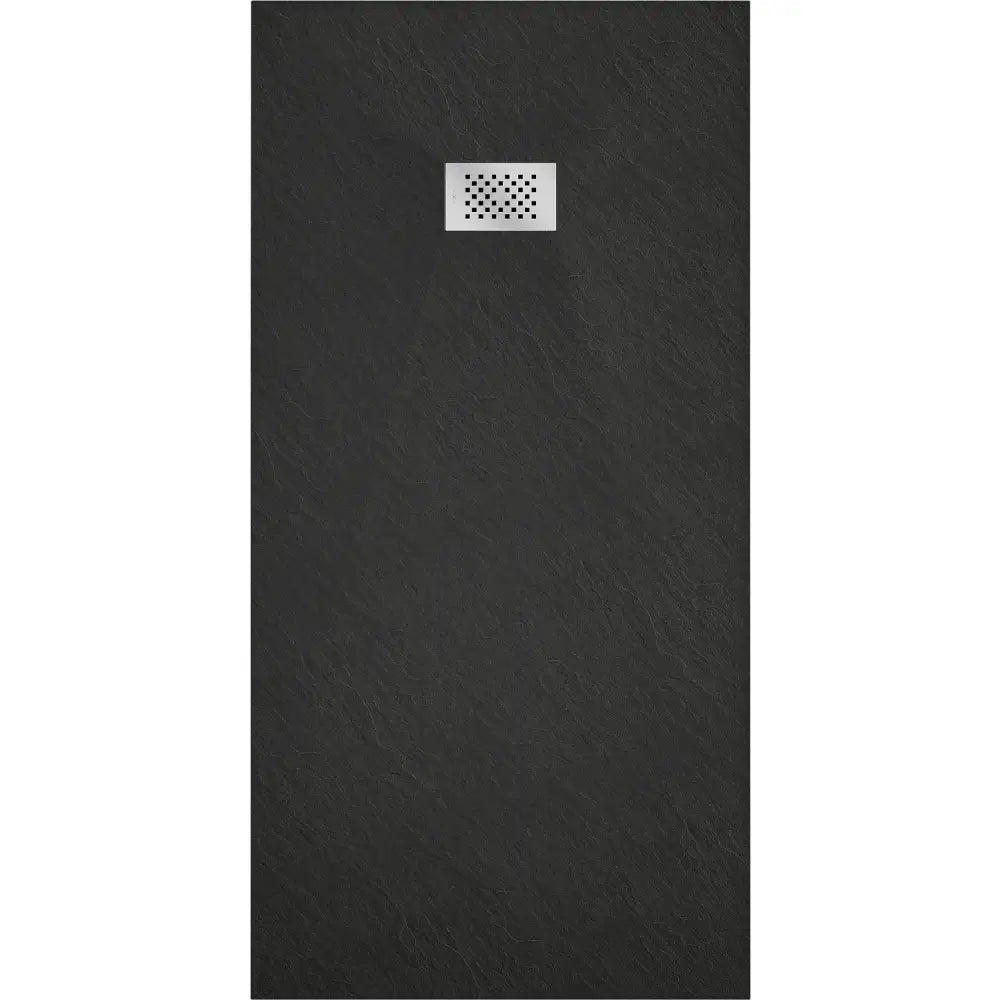 Hugo Dusjbrett Rektangulært Smc 170x80 Cm Svart Inox Deksel - 42708017-x