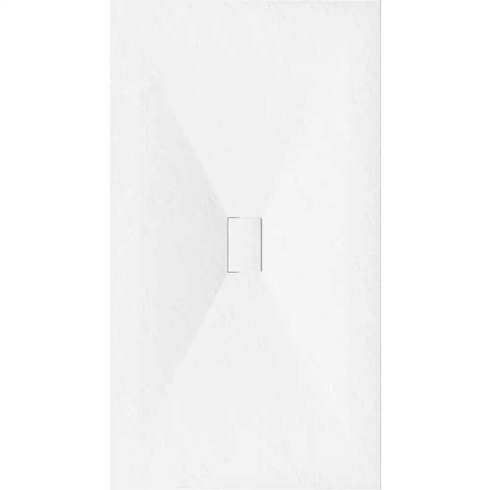 Hugo Rektangulært Smc-dusjbrett 160x100 Cm Hvitt