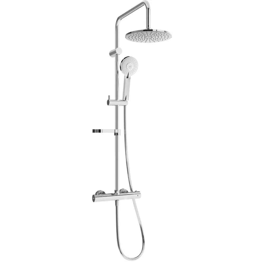 Dusjsett med Takdusj og Termostatbatteri Krom