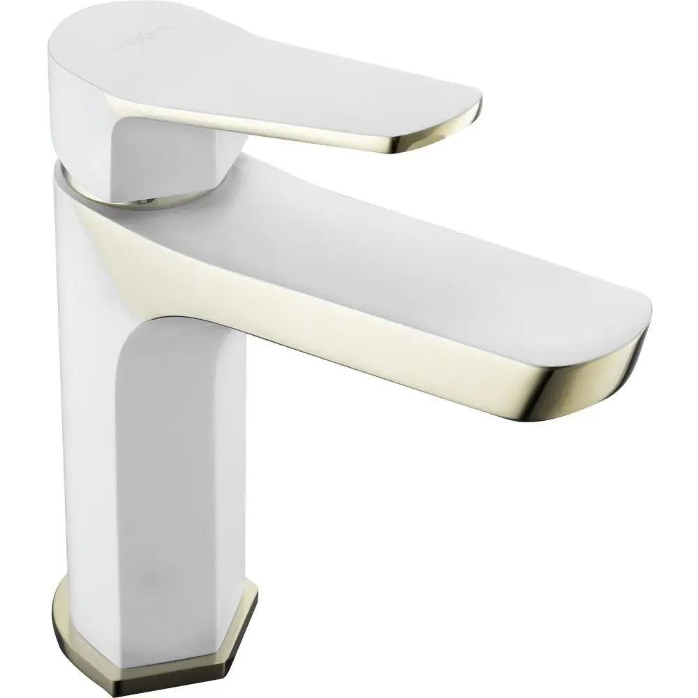 Lerma Servantbatteri Hvit/gull - 74300-