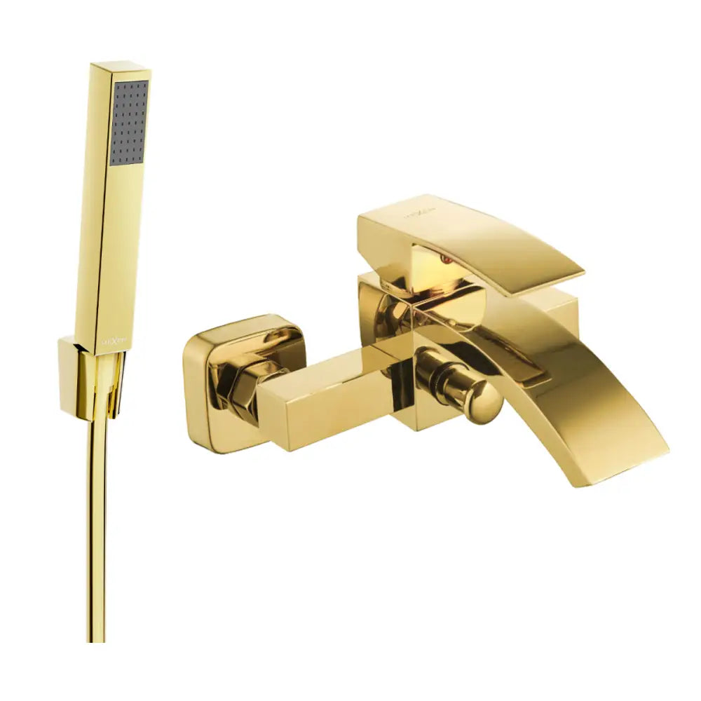 Libra R77 Badekran med Dusjsett Gull - 74513r77